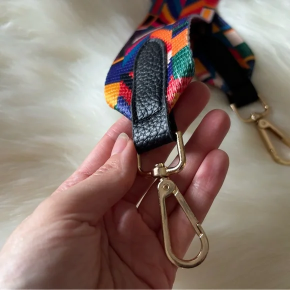 Wide Colorful Patterned Bag Strap - Picture 13 of 13